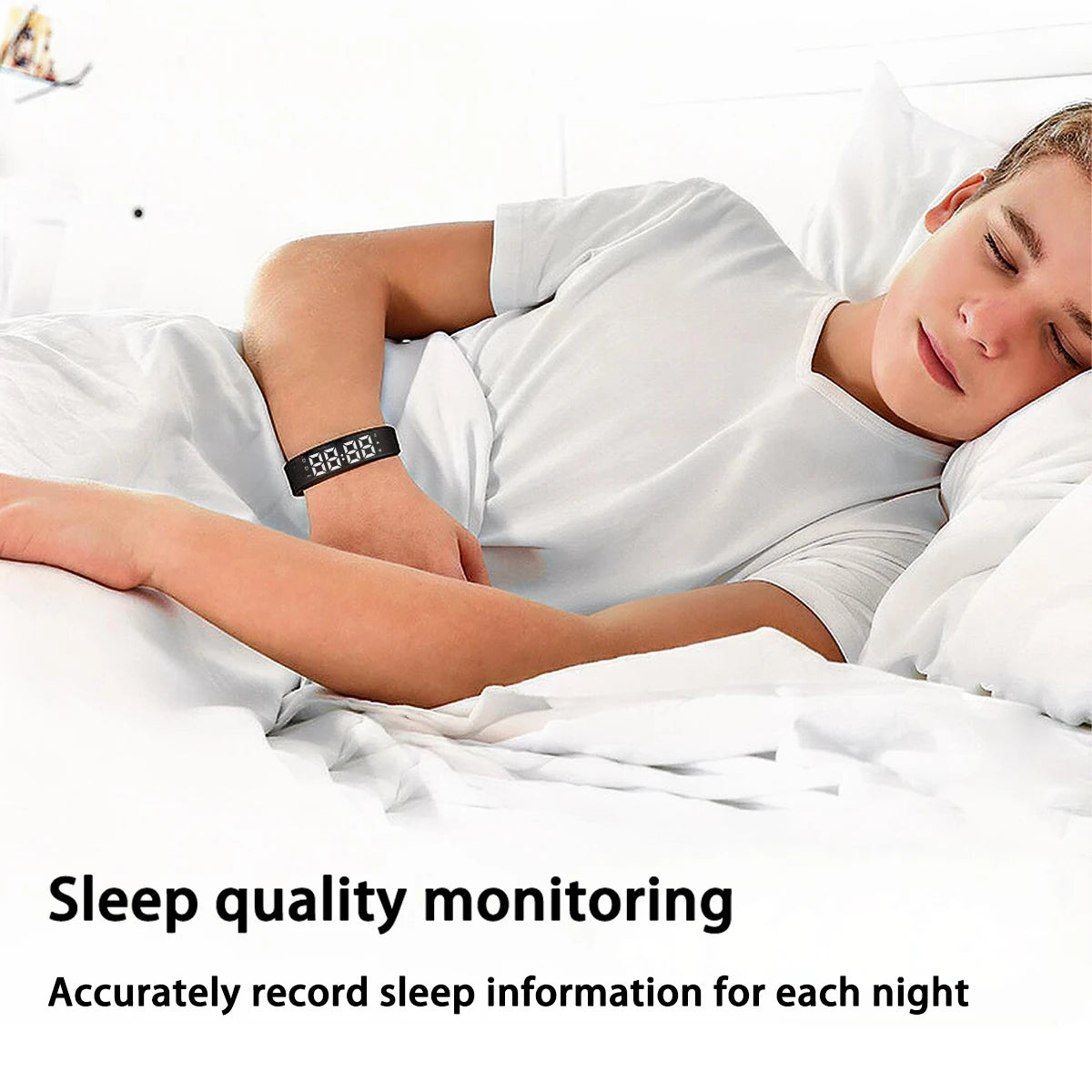 Blackout™ Stealth Alarm Clock, Silent Vibration Wake System