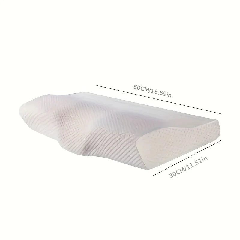 Butterfly Memory Foam Pillow For Side Sleepers, Ergonomic Orthopedic Neck Support, Dual Support For Side And Back Sleeping