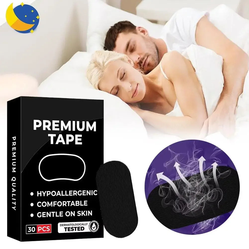 Elastic Sleep Tape for Snoring Stop Snoring Glue Tape Open Mouth Breath Correction Health Care 1/3/5/10 Pack