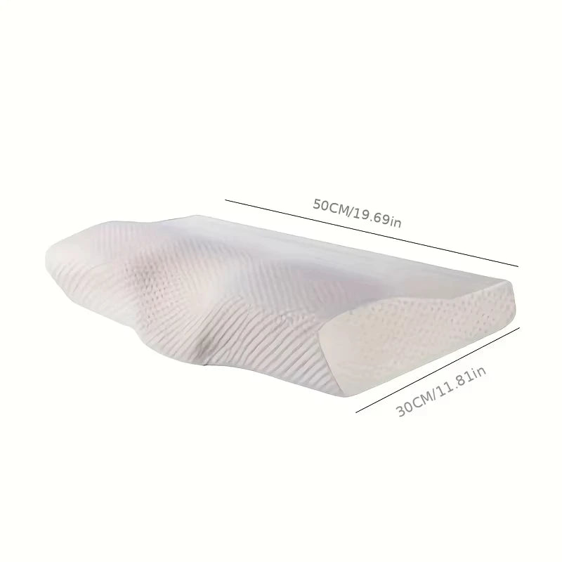 Butterfly Memory Foam Pillow For Side Sleepers, Ergonomic Orthopedic Neck Support, Dual Support For Side And Back Sleeping