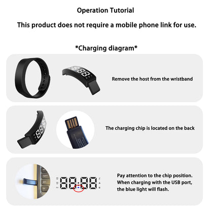Blackout™ Stealth Alarm Clock, Silent Vibration Wake System