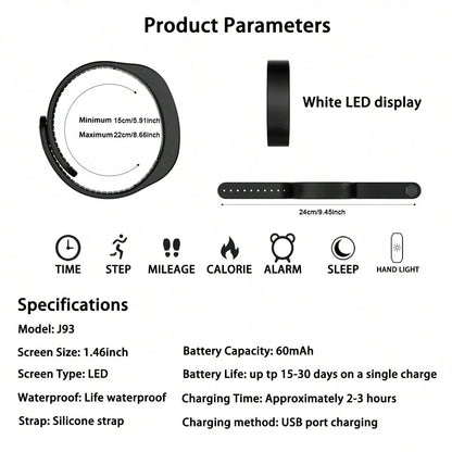 Blackout™ Stealth Alarm Clock, Silent Vibration Wake System